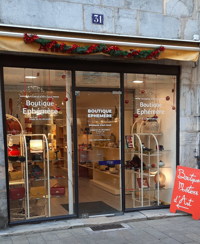 Boutique de Noël à Besançon